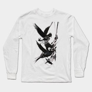 Leonard Cohen - Bird On A Wire - Long Sleeve T-Shirt